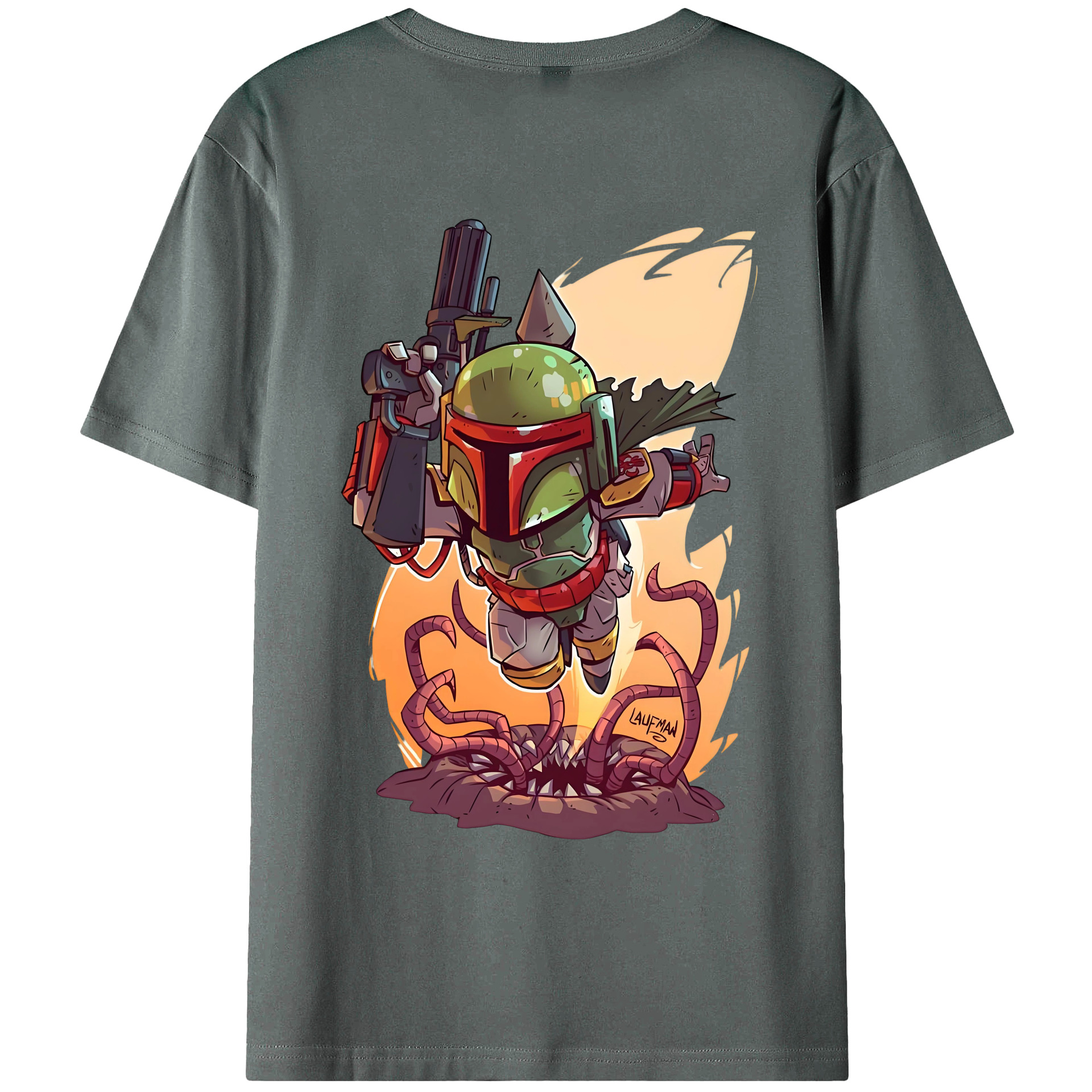 （画像用） スター・ウォーズ Star Wars 綿100％ メンズ半袖Tシャツ（バックプリント） 通気性